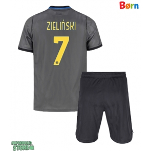 Inter Milan Piotr Zielinski #7 Replika Babytøj Tredje sæt Børn 2026-27 Kortærmet (+ Korte bukser)
